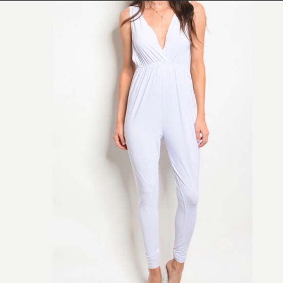 Pants - White Jumpsuit